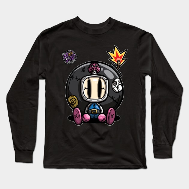 Bomb Guy Long Sleeve T-Shirt by VooDudeDesigns